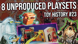 Unproduced Playsets Motu, Skeleton Warriors, Food Fighters, Buckyohare, Tigersharks Toy History