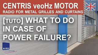 CENTRIS veoHz (radio) - What to do in case of power failure
