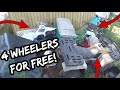 3 FREE ATVs - 4 Wheelers for FREE! - Scrap Metal Life