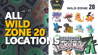 All Wild Zone 20 Pokemon Legends Z-A Locations