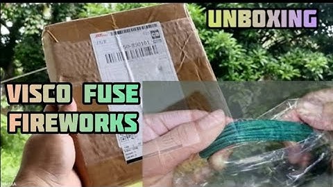Fuse for fireworks & Etc/Visco 1.9mm(Unboxing)