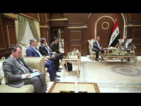لقاء رئيس حكومة إقليم كردستان العراق السيد مسرور بارزاني
