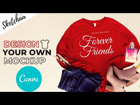 Download Design Your Own T-Shirt Mock-up Using Canva | T-Shirt Mockup Design - YouTube