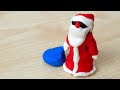 Дід мороз з пластиліну Як зліпити фігурки - Пластилін для дітей Розвиваючі відео українською