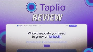 Grow on LinkedIn with AI | Taplio Review & Tutorial for Personal Branding