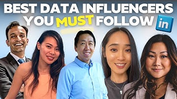 Data Influencers you MUST follow on LinkedIn