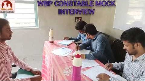 WBP CONSTABLE MOCK INTERVIEW(WBP কনস্টেবল মক ইন্টারভিউ)-01
