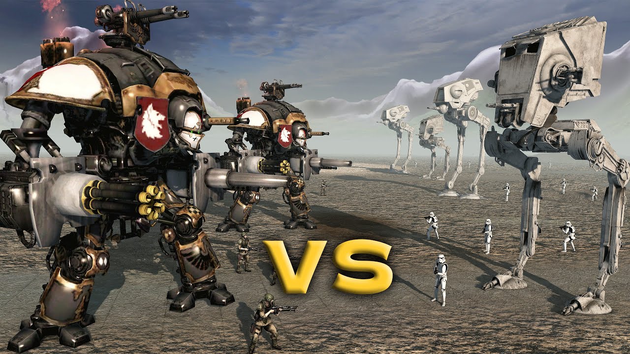 IMPERIAL GUARD vs GALACTIC EMPIRE | Warhammer 40k vs Star Wars (4K, Cinematic)