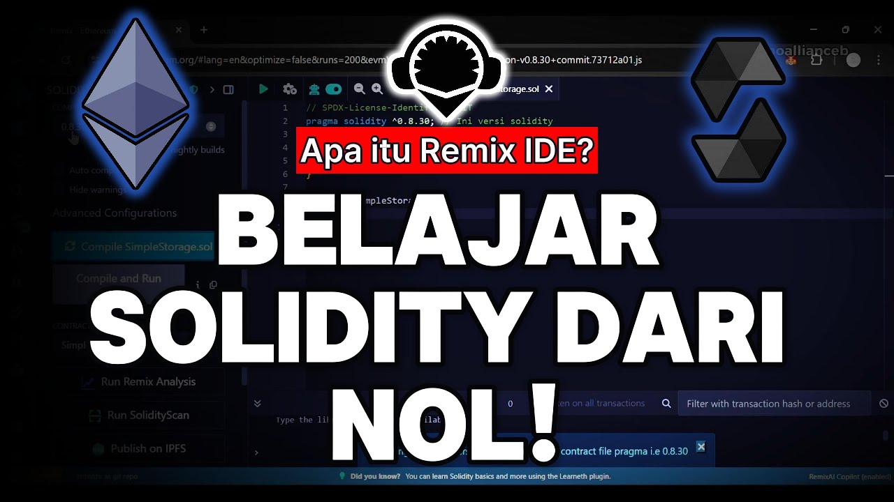Apa Itu Remix IDE dan Solidity Compiler? Panduan Lengkap untuk Pemula Web3!