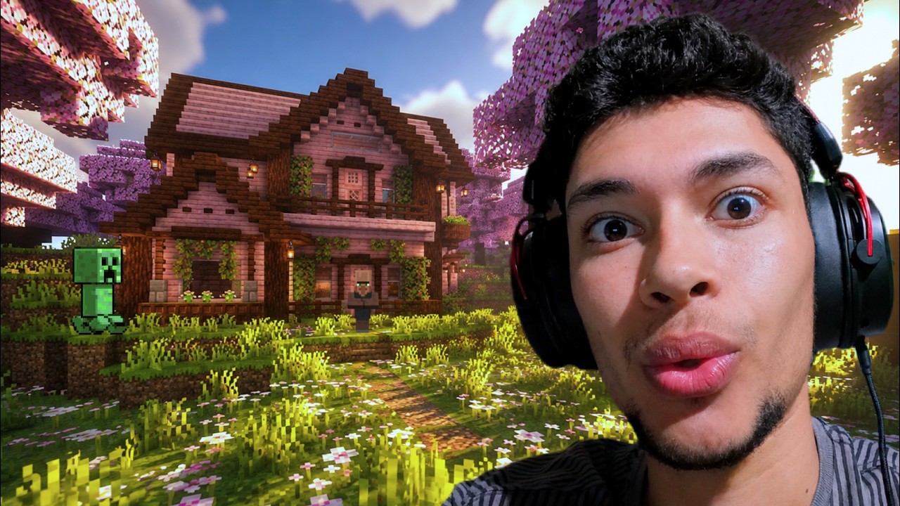 FIZEMOS NOSSA CASA NO MINECRAFT