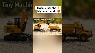 👉 Tiny JCB Loads Truck Like Real 😳 #shorts