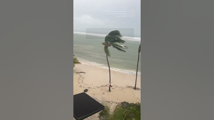 Hurricane Beryl’s First  Impacts In The Caribbean