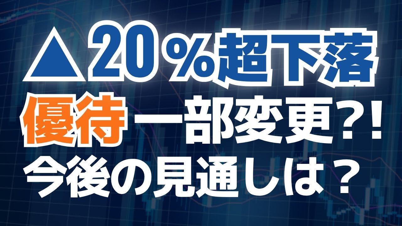 【テンポスHD】 20%超下落！優待一部变更？！ #優待情報 #おすすめ優待 #今日の株 - YouTube