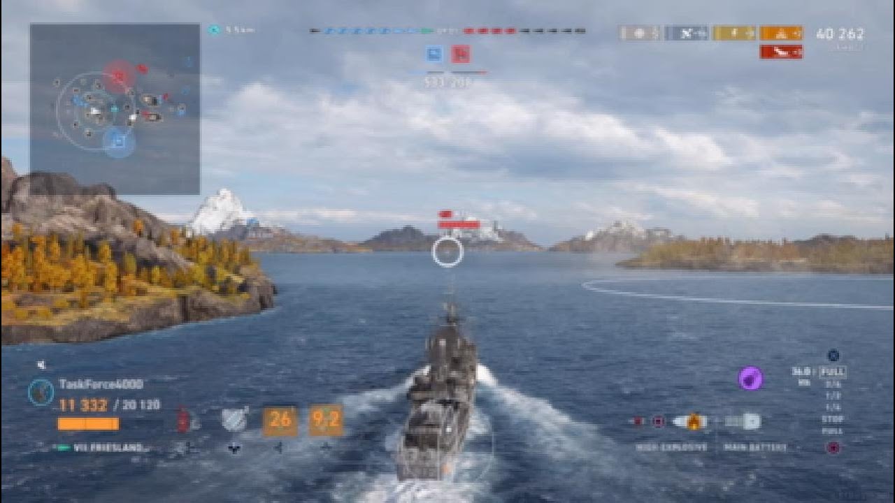 World of Warships Legends Friesland Destroyer Hunting YouTube
