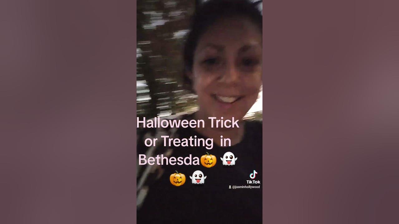 Halloween Trick or Treating in Bethesda Pt 4 YouTube