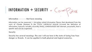 what is information security-lec1