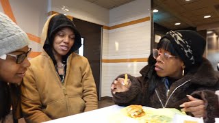Street Interview, I had to tell the ladies to wait until we go outside to talk about the incident