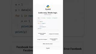 This Python Loop Looks Easy… But Breaks Logic 🤯 | Only 1% Can Solve
