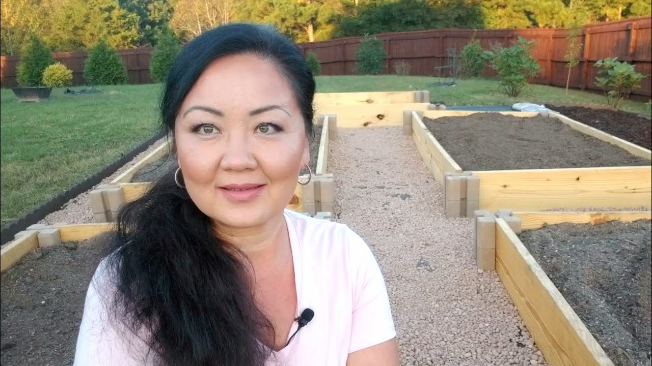 How to build raised garden beds on a budget using no tools - YouTube