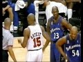 Michael Jordan (Age 38) shuts down Ron Artest