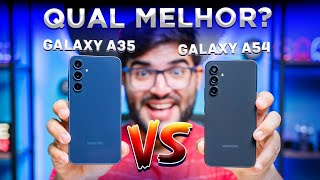 EITA! Galaxy A54 perde para Galaxy A35? Qual o MELHOR para comprar? Comparativo!