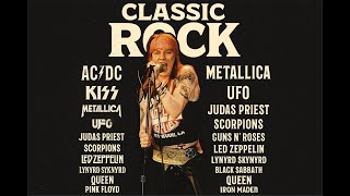 Classic Rock Timeless Essential Nonstop Mix | Guns N' Roses, AC/DC, Bon Jovi, Aerosmith, Queen