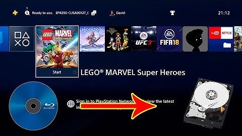 How to Backup & Install PS4 Games Onto Internal Hard Drive On Firmware 5.05