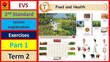 2nd Standard- EVS- Lesson 1- Food and Health- Part 1- Pages 49 to 54- Term 2- Explained in tamil