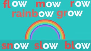 ow Sound | Phonics Song | ow (snow) Sound | The Sound ow | ow | Digraph ow | Phonics Resource screenshot 3