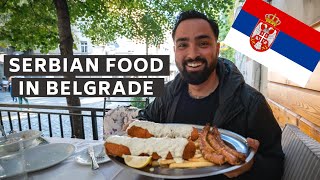 American Tries Traditional SERBIAN (Balkan) Food in Belgrade, Serbia