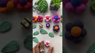 DIY Cute Flower Photoframe //Soft Clay DIY // Easy DIY // 2/20 DIY#flowerphotoframe #softclaydiy screenshot 3