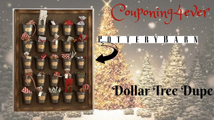 🎄🎄DOLLAR TREE DIY  POTTERY BARN  CHRISTMAS ADVENT CALENDAR DUPE 🎄🎄