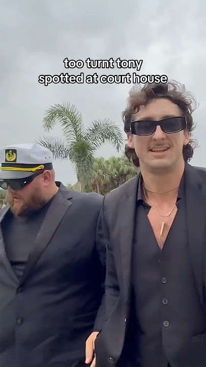 TONY SPOTTED AT COURT HOUSE