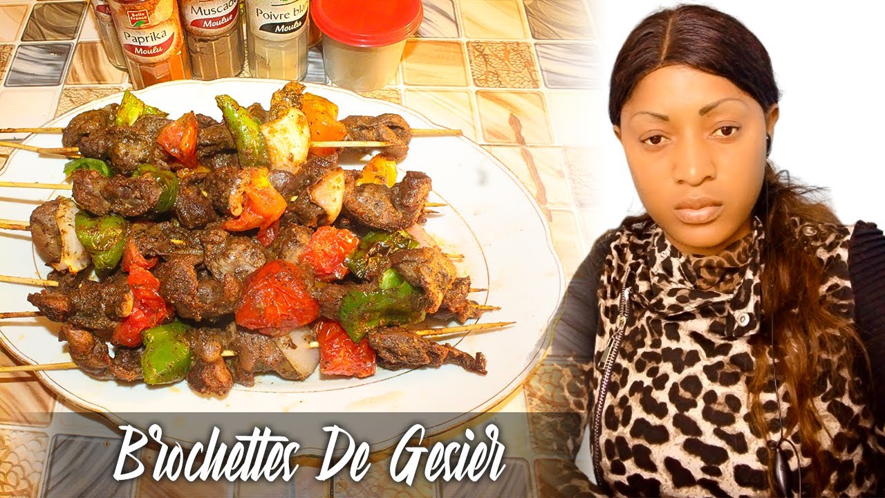 Rytha BM: Comment Faire Les Brochettes De Gésier (La cuisine de chez nous)