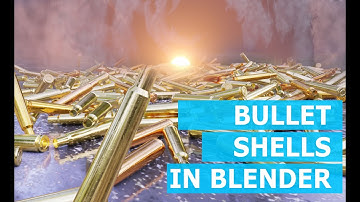 bullet shells in blender 2.8