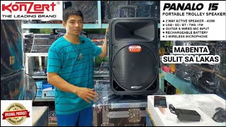 KONZERT PANALO 15 UNBOXING DEMO REVIEW AND SOUNDS CHECK