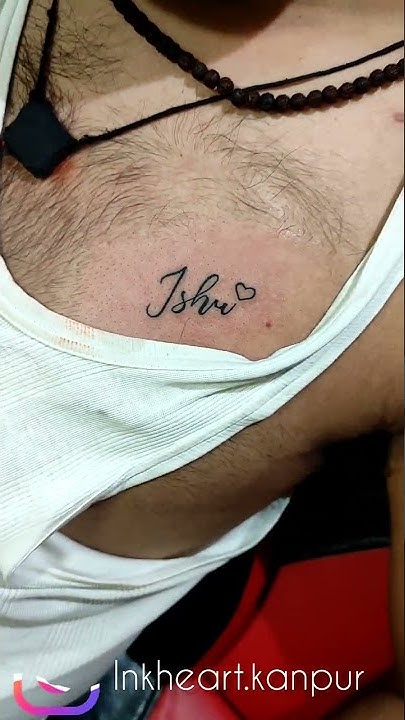 ishu-name-tattoo-on-chest-name-tattoo-ideas-ishu-nametattoo-youtube