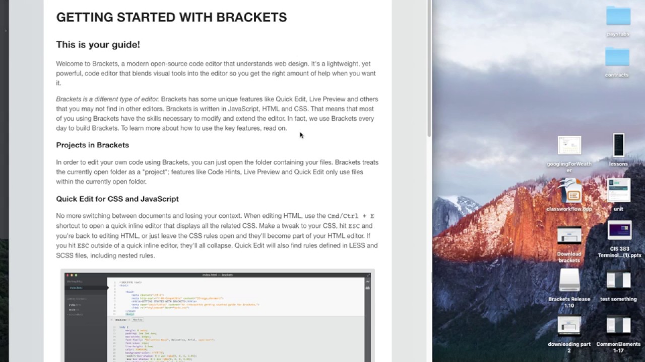 codeHintingBrackets - YouTube