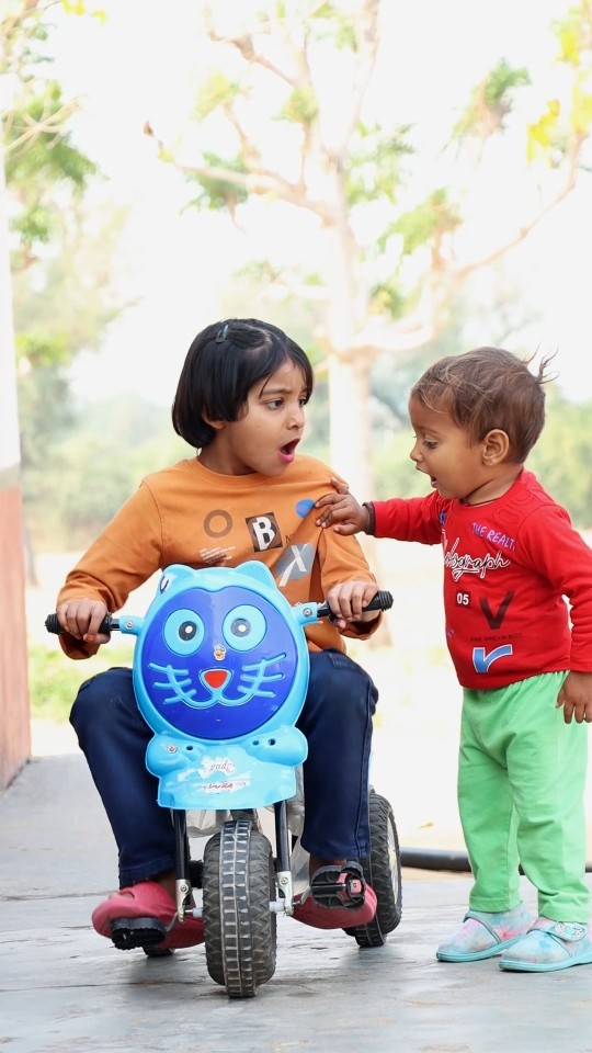 Rudra ko Aaya Gussa ?? shorts #cycle #funnyvideo #prank