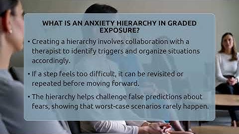 What Is An Anxiety Hierarchy In Graded Exposure? - Cognitive Therapy Hub