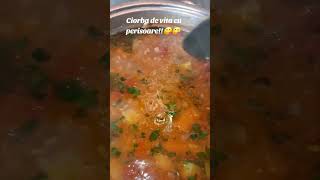 CIORBA DE VITA CU PERISOARE!!😋😋RETETA PENTRU DIABETICI!!
