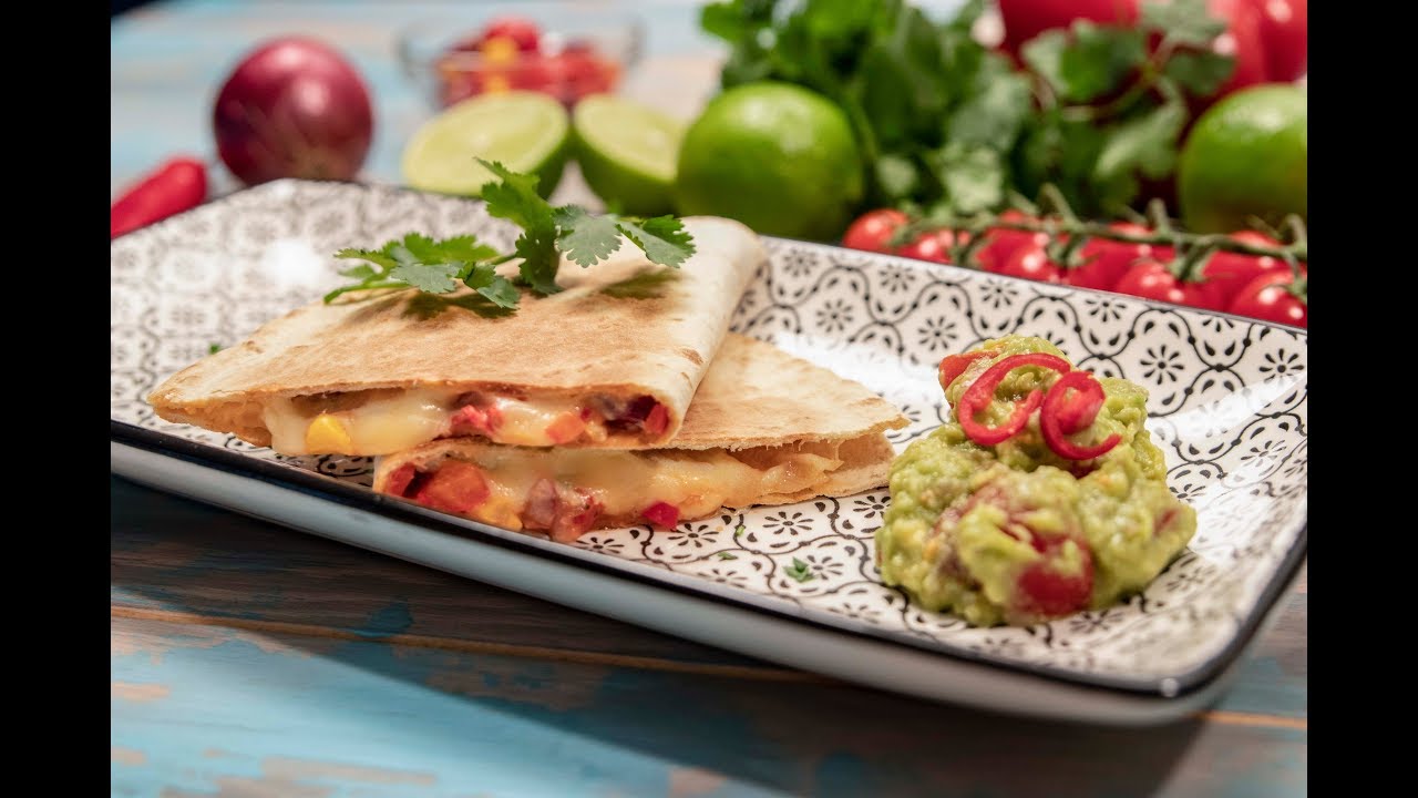 Quesadillas avec guacamole YouTube