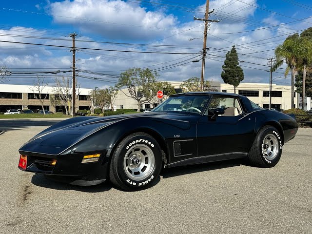 1980 Black Corvette L82 Coupe - YouTube