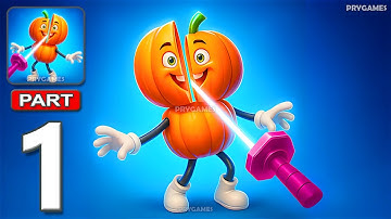 Sleeky Slash: Slice Showdown - Gameplay Walkthrough Part 1 - Level 1-142 (Android, iOS)