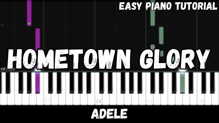 Hometown Glory Piano version - Piano performance video thumbnail