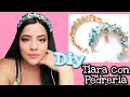 TIARA DE PEDRERIA - DIY