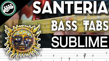 Sublime - Santeria | Bass Cover With Tabs in the Video
