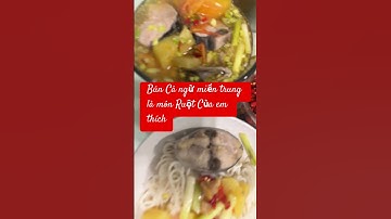 ẨM THỰC II BÚN CÁ NGỪ MIỀN TRUNG LÀ MÓN RUỘT EM THÍCH LẮM #nấuăntạinhà  #buncangu #mónngonmỗingày
