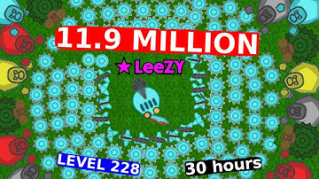 DOOMED.IO - 11.9 MILLION WORLD RECORD!! LEVEL 228 BEST TACTIC IN DOOMED.IO | LeeZY