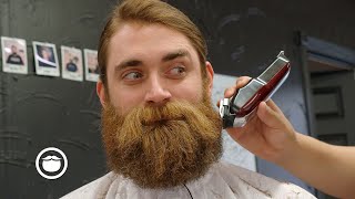 Tiktoker Gets Awesome Haircut & Beard Trim Transformation